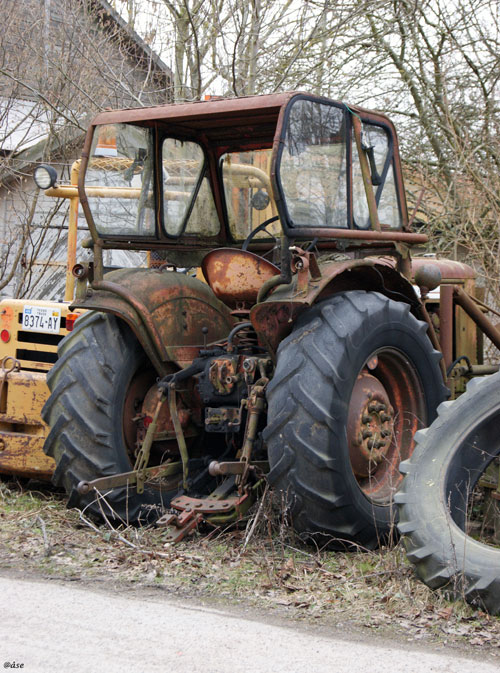 traktor,gammal